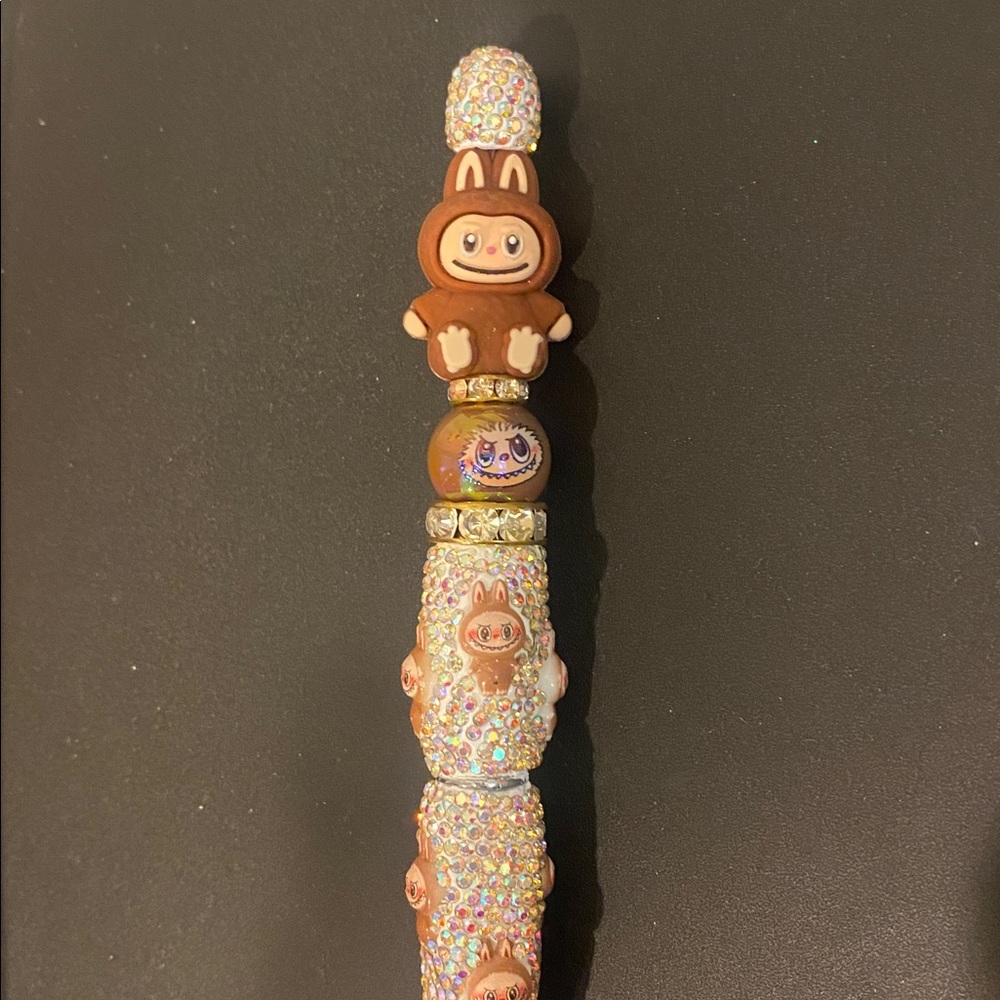 Labubu The Monster Handmade Mega Bling Pen